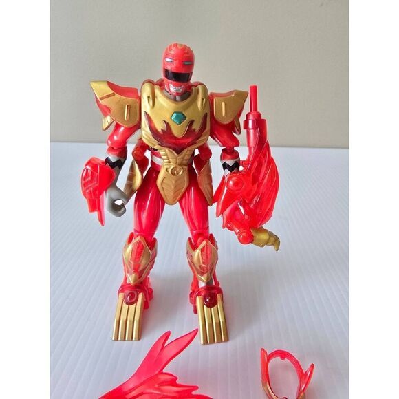 Mighty Morphin Power Rangers Lost Galaxy Red Ranger-Incomplete - Picture 3 of 10